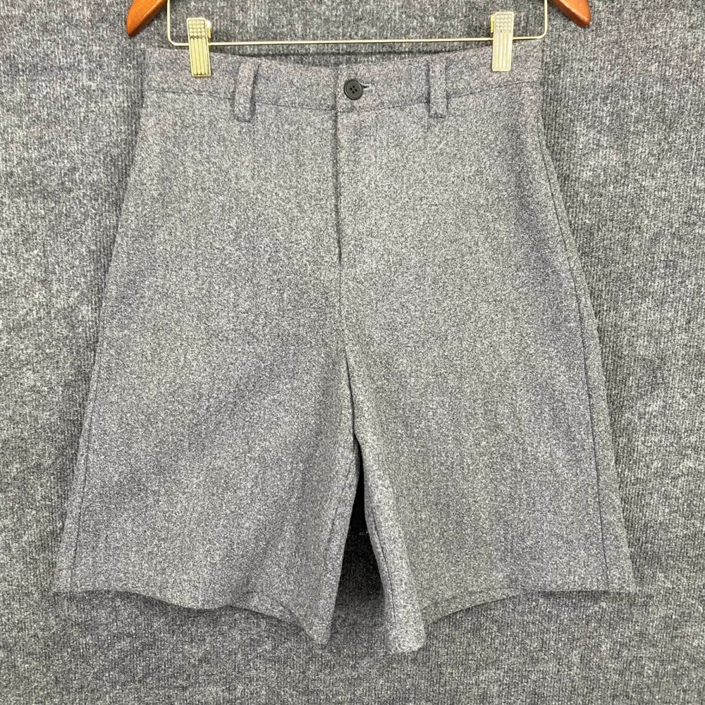 Dazy Heather Gray High Waisted Tailored Shorts Size M Academia Minimalist